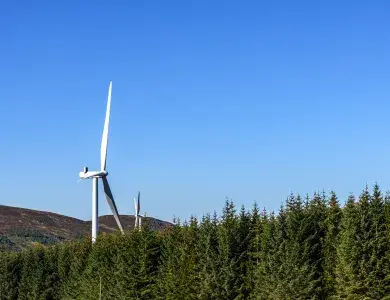Limekiln Wind Farm in Scotland