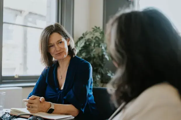 HR Partner talking with an employee
