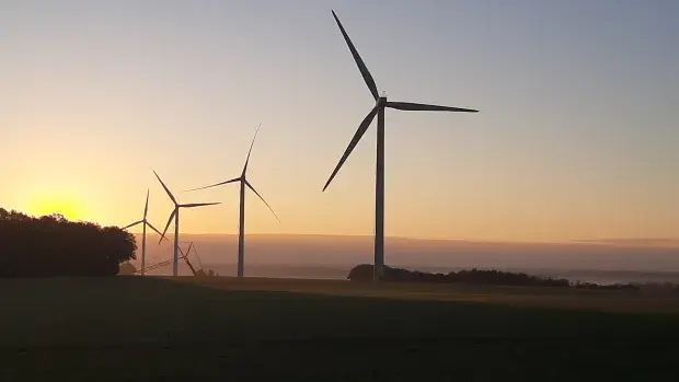 Photo éoliennes Clérimois