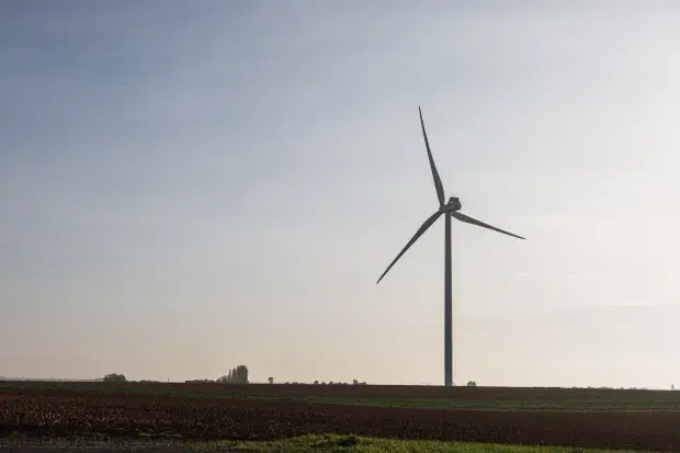 photo éolienne du parc Catésis 
