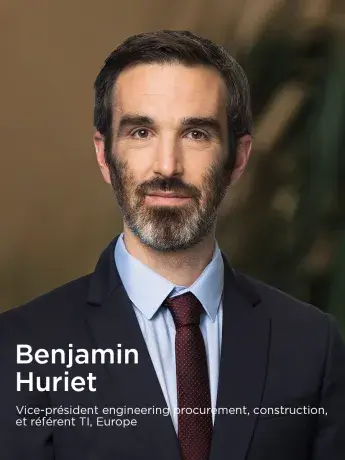 Benjamin Huriet VP Engineering procurement construction et référent TI Europe