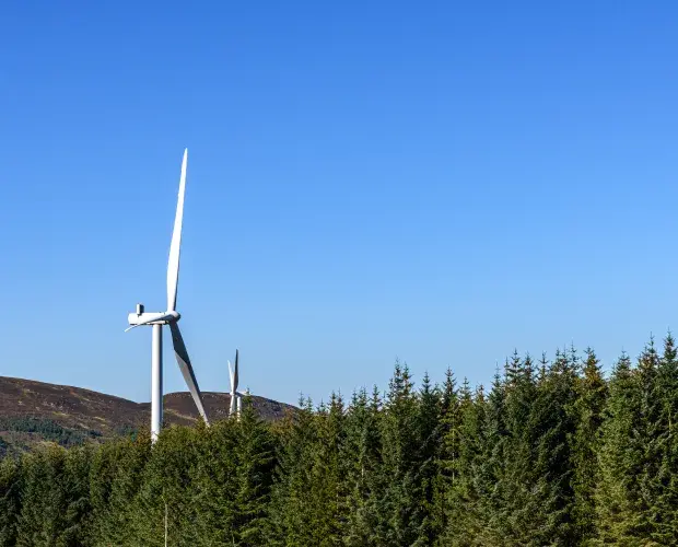 Limekiln Wind Farm in Scotland